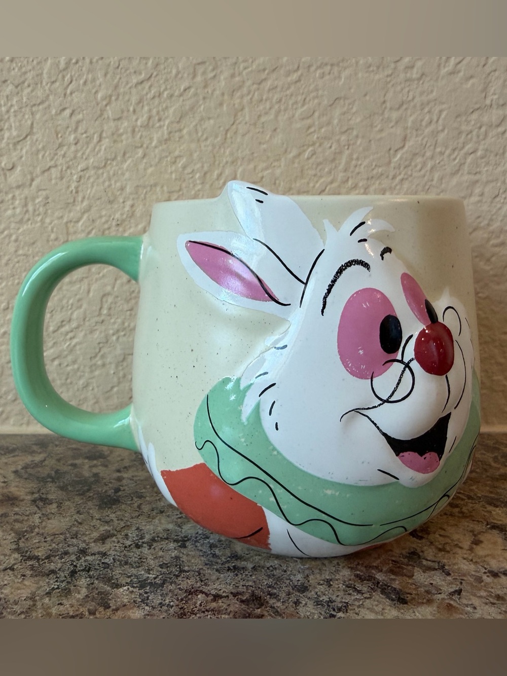 🍄Disney AIW White Rabbit Ceramic Mug